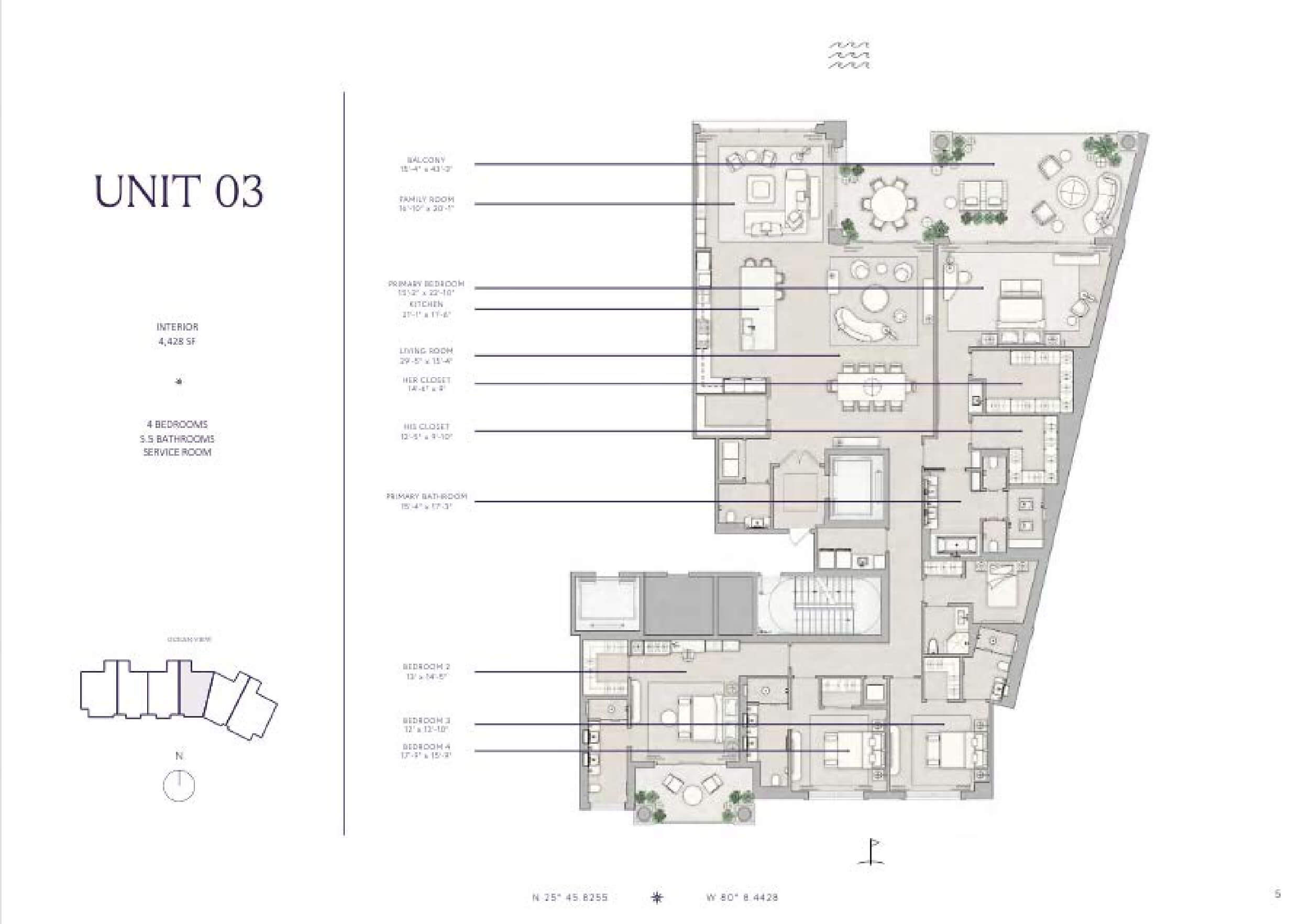 Floor Plan 6 Fisher Island Residence 03