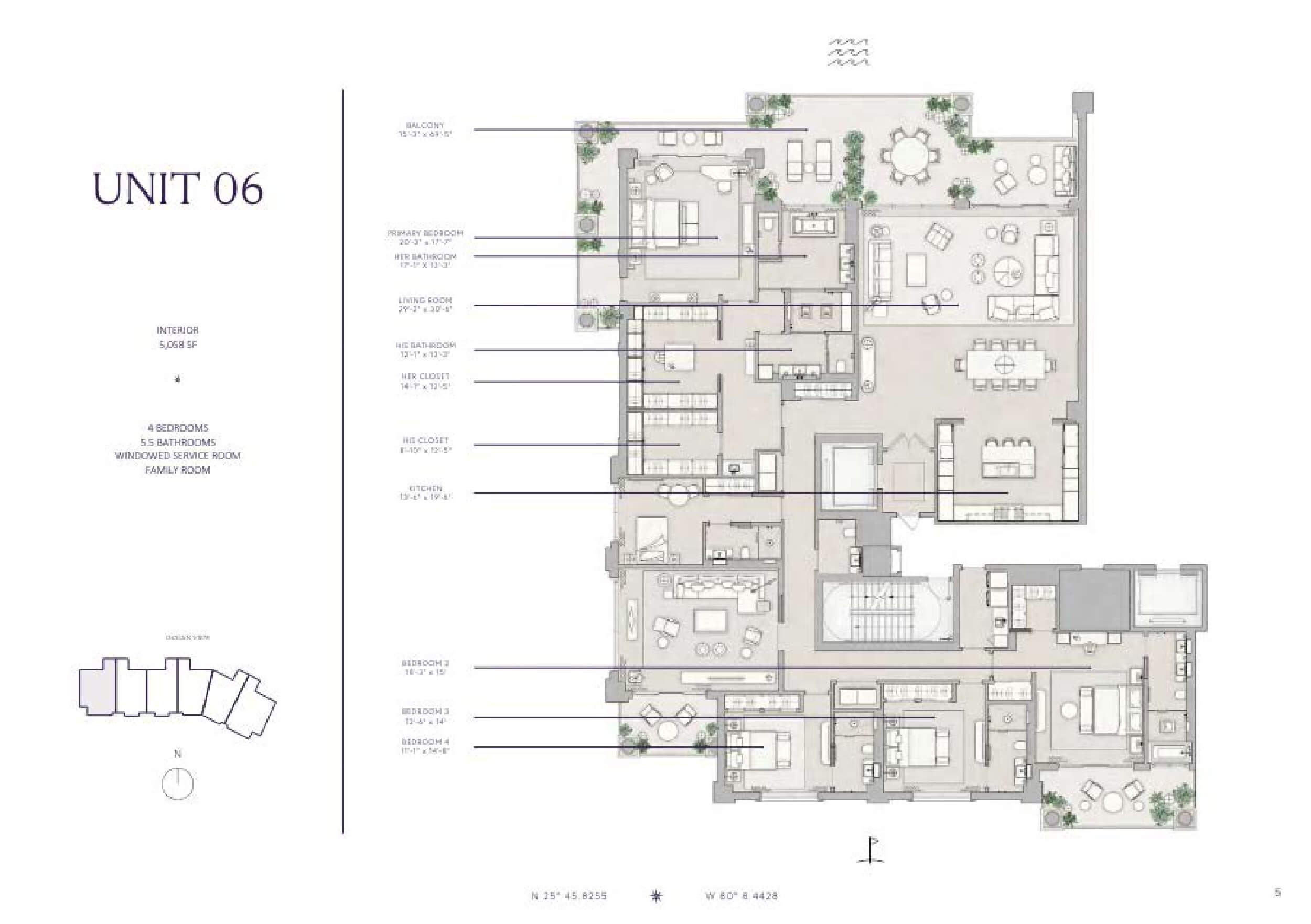 Floor Plan 6 Fisher Island Residence 06