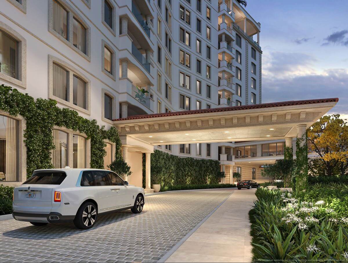 six fisher island miami entrance