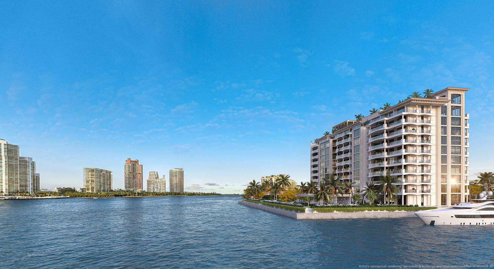 six fisher island miami residences view